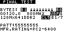 DDR2 final test